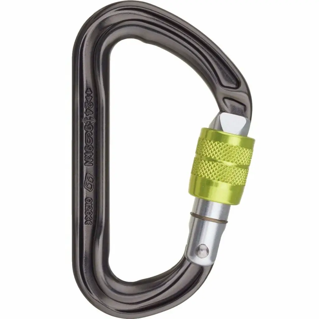 DMM Phantom SG Carabiner, Silver with Gold Gate