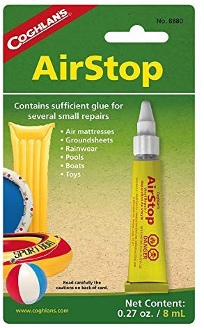 Coghlan's Airstop Sealant, 0.27-Ounce 8 ml - 4 Pack